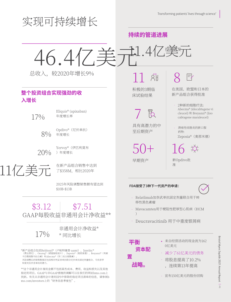 百时美施贵宝Bristol Myers Squibb（BMY）2021年年度报告「NYSE」（英文版）（120页）.pdf_第6页