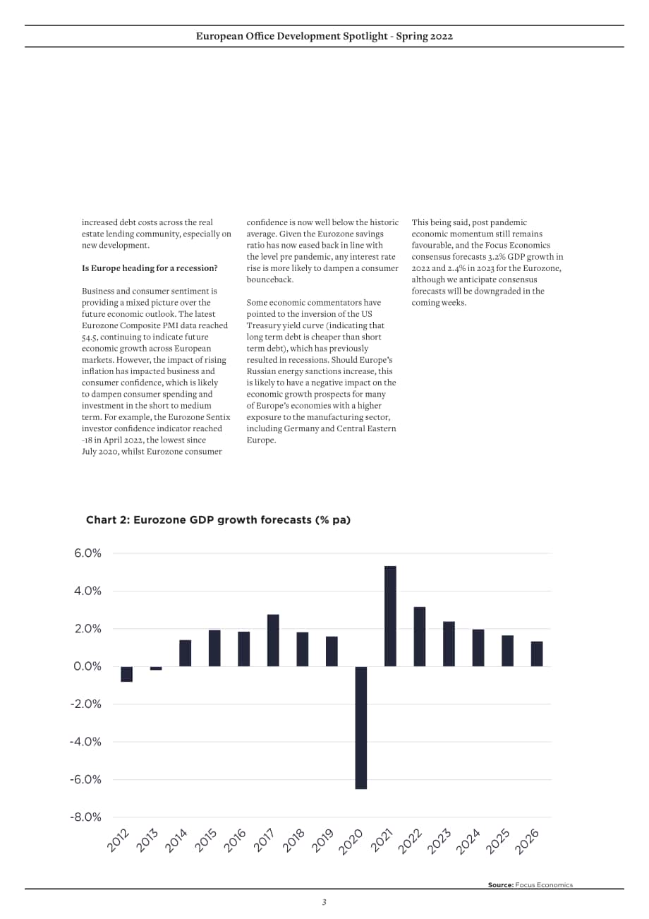 第一太平戴维斯（Savills）：2022年欧洲写字楼市场发展现状春季报告（英文版）（7页）.pdf_第3页
