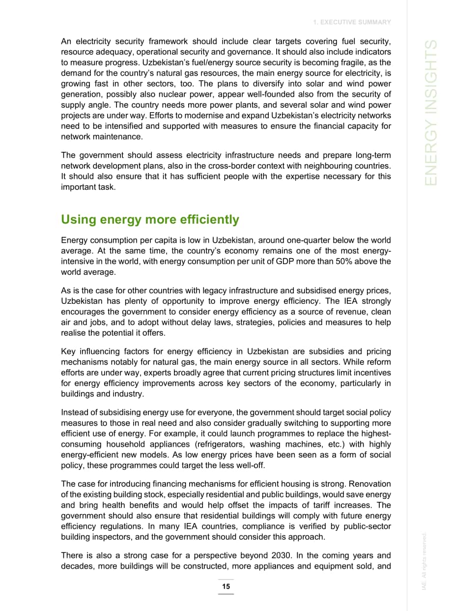 国际能源署（IEA）：2022年乌兹别克斯坦能源政策评述报告（英文版）（154页）.pdf_第14页