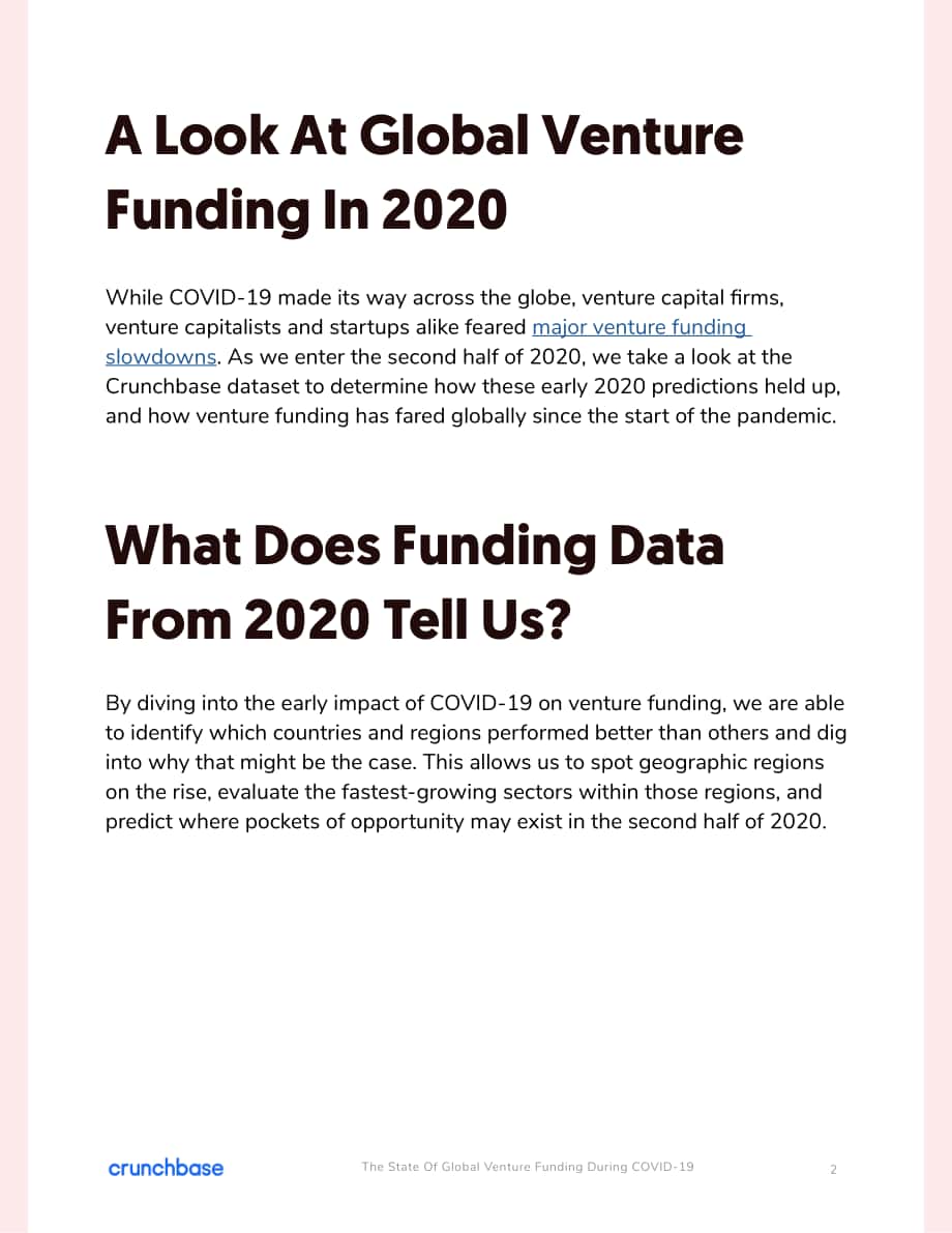 Crunchbase：COVID-19 期间的全球风险投资状况分析报告（英文版）（33页）.pdf_第2页