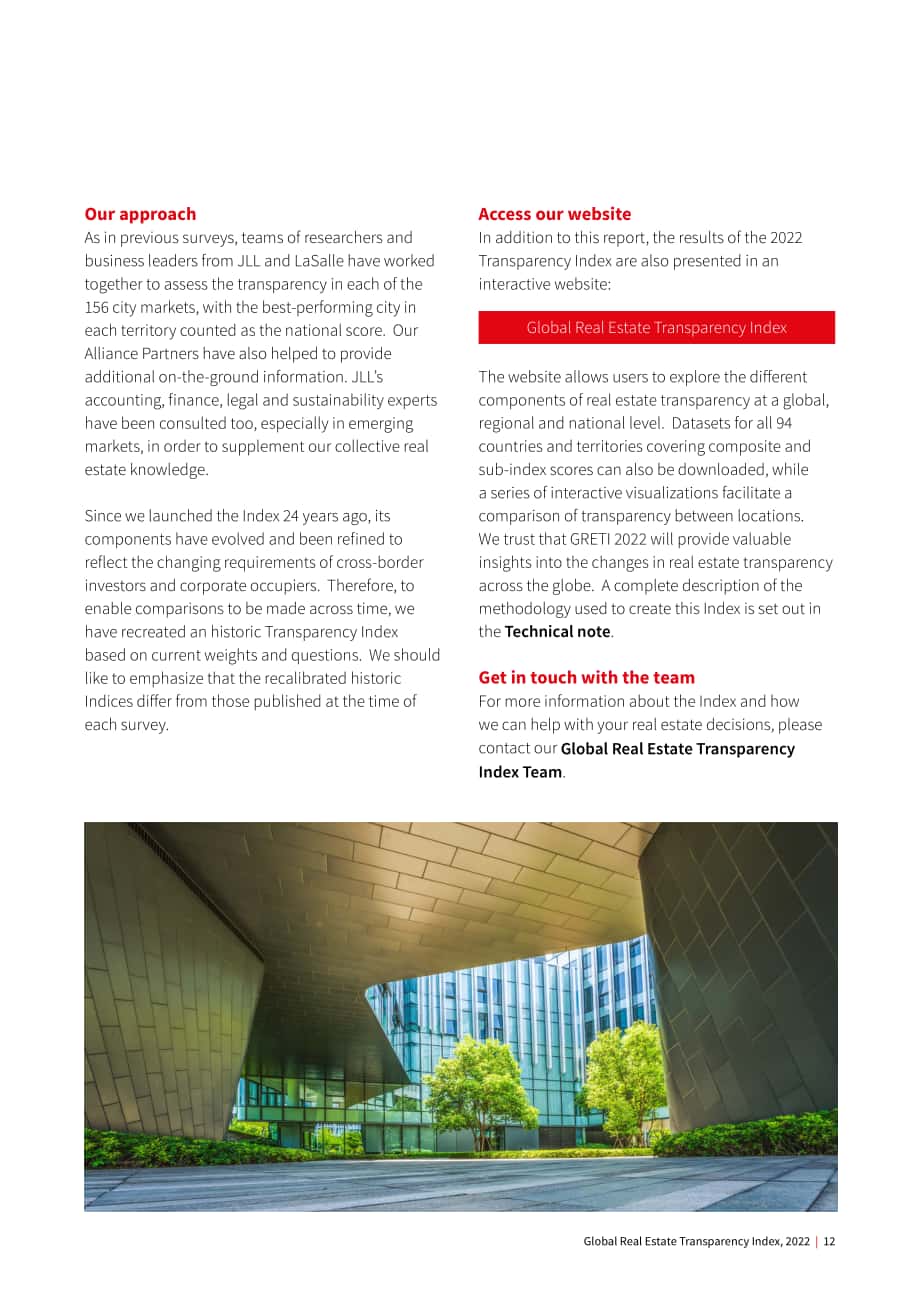 仲量联行（JLL）：2022年全球房地产透明度指数报告（英文版）（64页）.pdf_第12页
