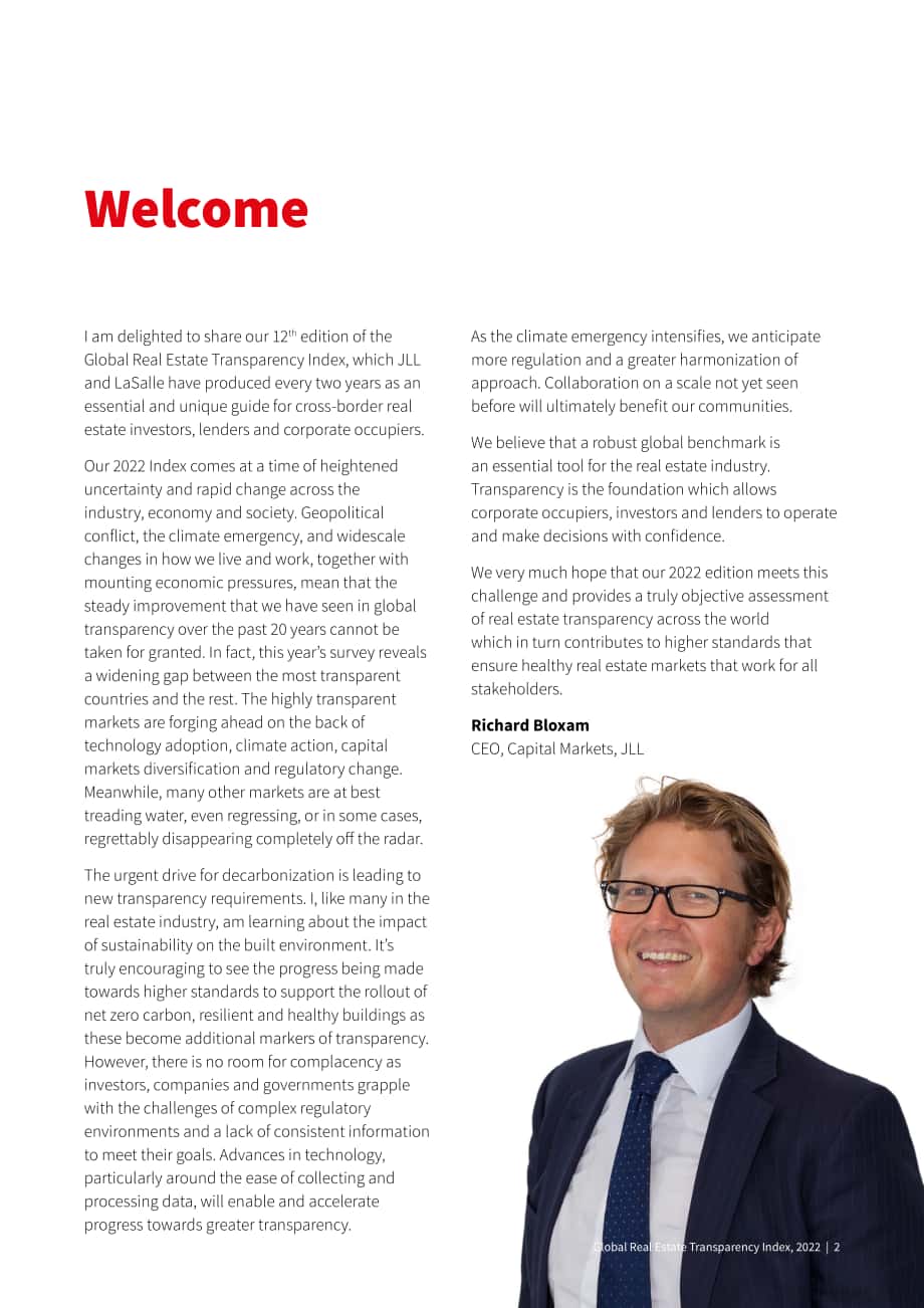 仲量联行（JLL）：2022年全球房地产透明度指数报告（英文版）（64页）.pdf_第2页