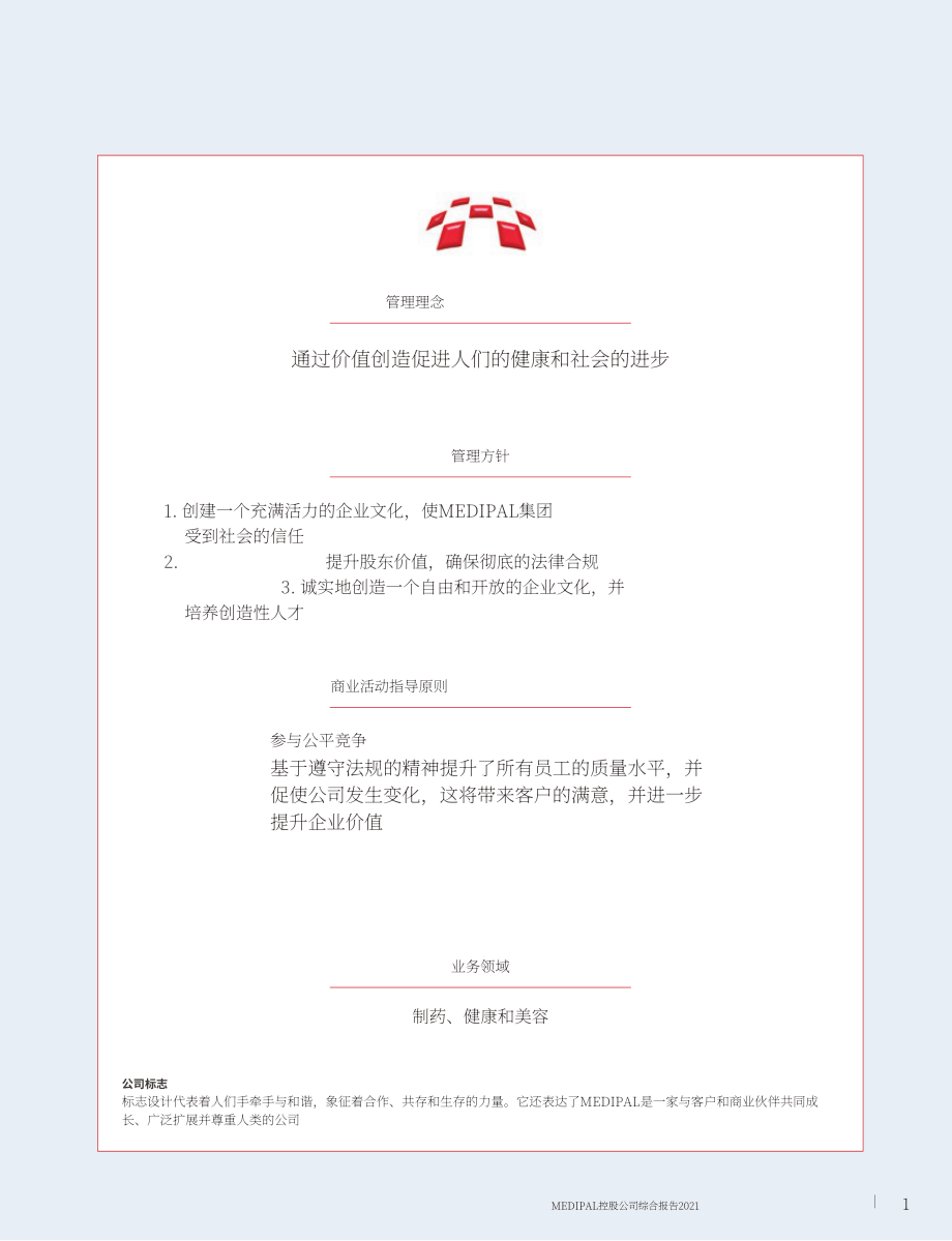 Medipal控股公司（MEDIPAL HOLDINGS）2021年年度报告（英文版）（113页）.pdf_第3页