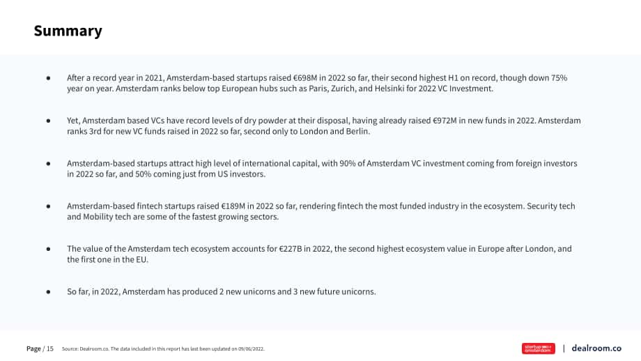 Dealroom：2022年上半年阿姆斯特丹科技生态系统分析报告（英文版）（17页）.pdf_第15页