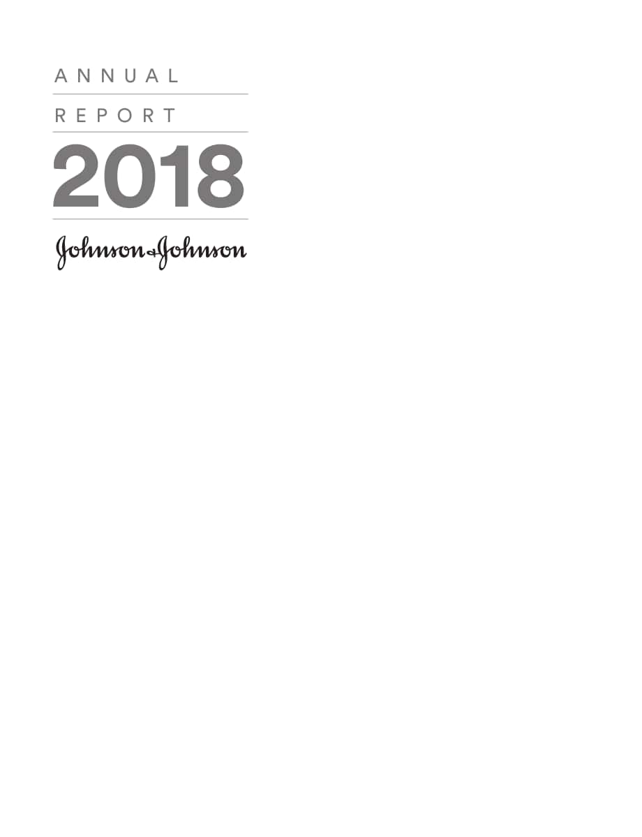 强生Johnson &ampamp Johnson（JNJ）2018年年度报告「NYSE」（英文版）（136页）.pdf_第1页