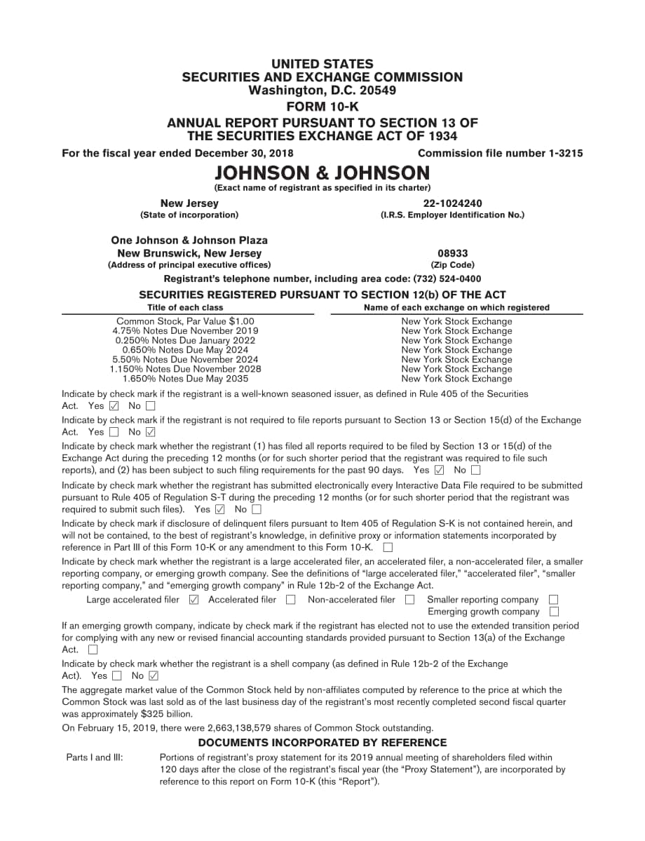 强生Johnson &ampamp Johnson（JNJ）2018年年度报告「NYSE」（英文版）（136页）.pdf_第11页