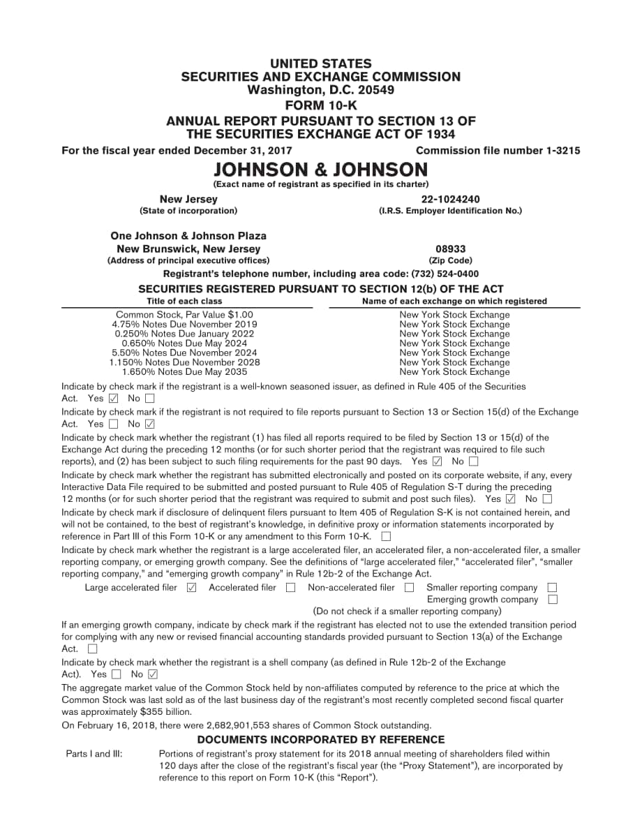 强生Johnson &ampamp Johnson（JNJ）2017年年度报告「NYSE」（英文版）（124页）.pdf_第11页