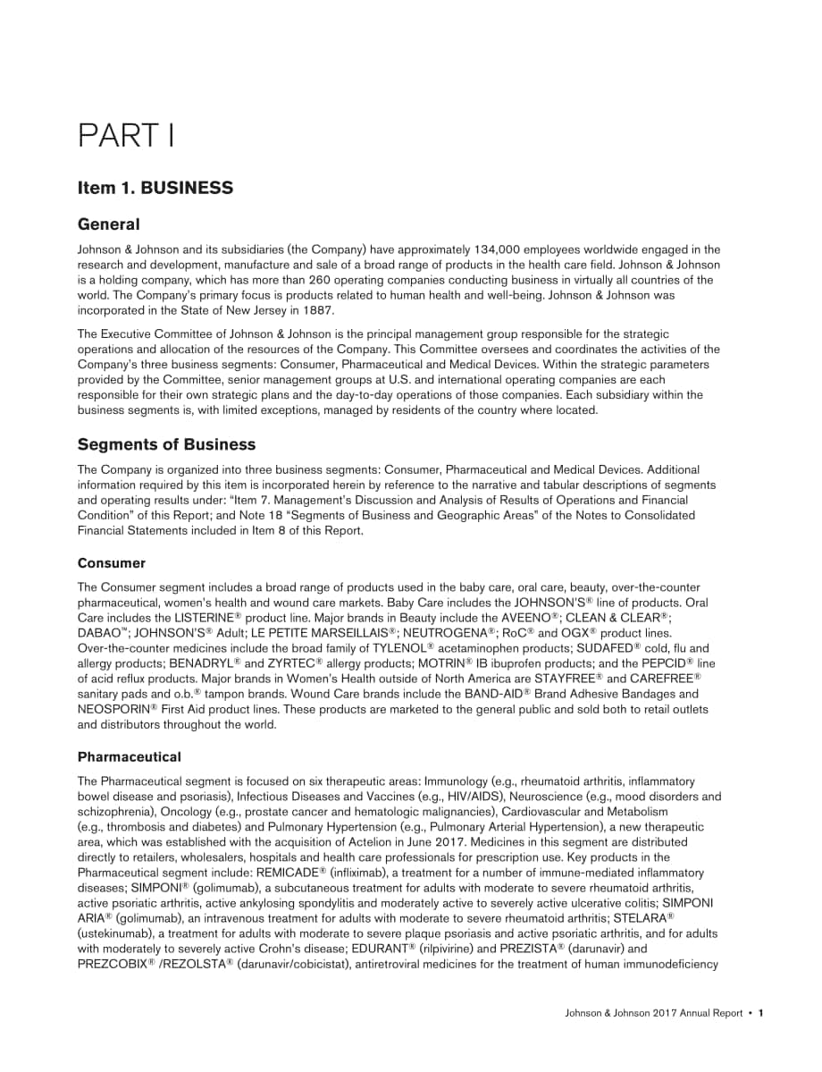 强生Johnson &ampamp Johnson（JNJ）2017年年度报告「NYSE」（英文版）（124页）.pdf_第15页