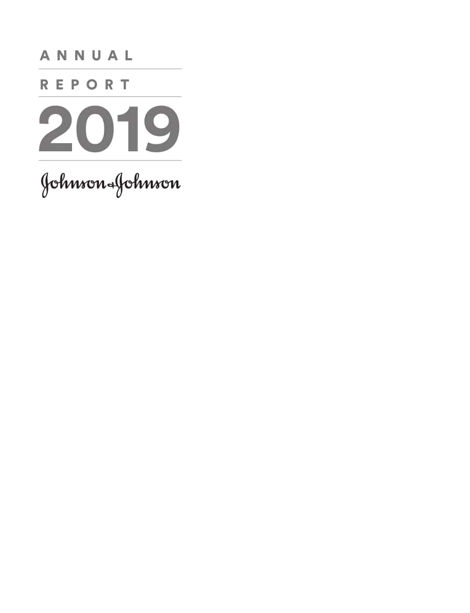强生Johnson &ampamp Johnson（JNJ）2019年年度报告「NYSE」（英文版）（144页）.pdf_第1页