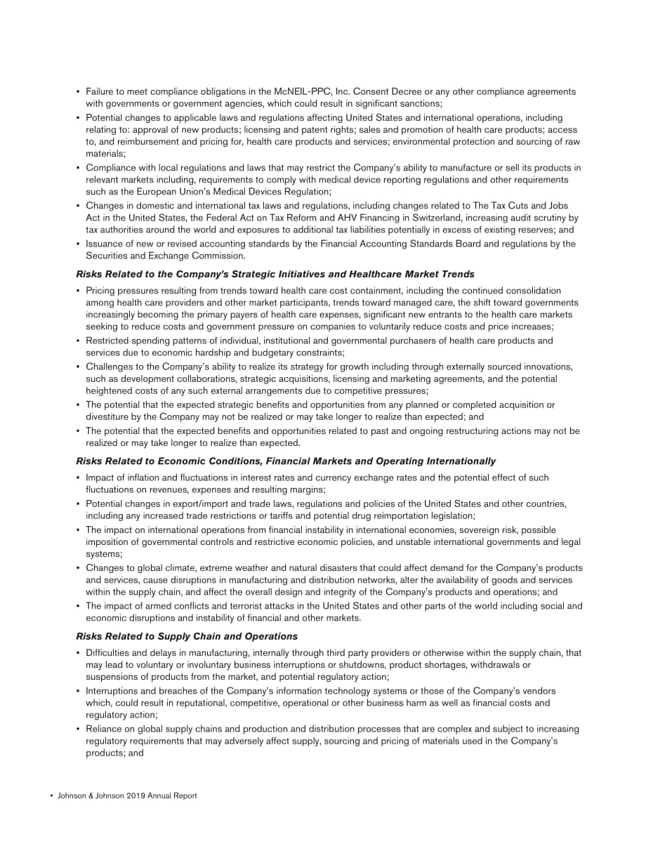 强生Johnson &ampamp Johnson（JNJ）2019年年度报告「NYSE」（英文版）（144页）.pdf_第14页