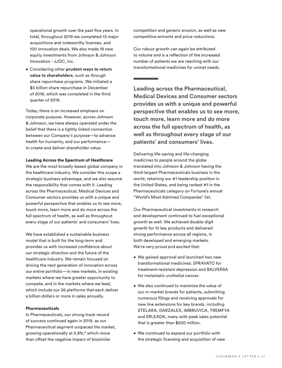 强生Johnson &ampamp Johnson（JNJ）2019年年度报告「NYSE」（英文版）（144页）.pdf_第5页