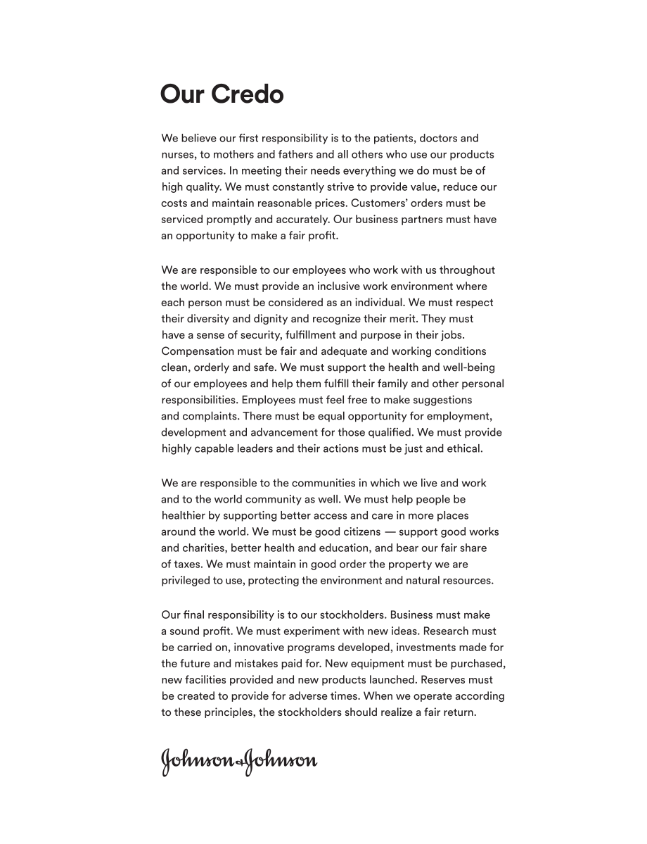 强生Johnson &ampamp Johnson（JNJ）2019年年度报告「NYSE」（英文版）（144页）.pdf_第2页