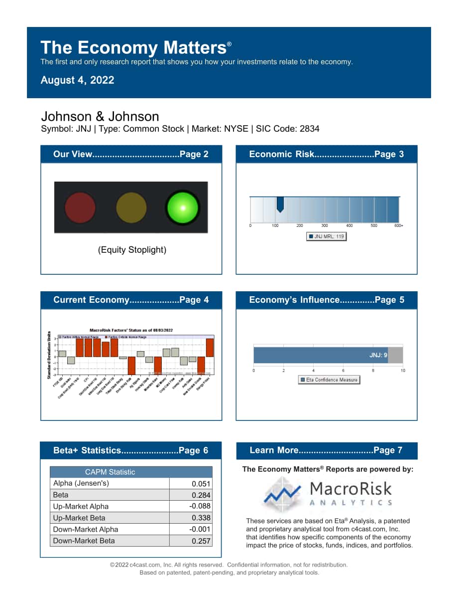 Macro Risk：经济对强生公司的重要性（英文版）（8页）.pdf_第1页