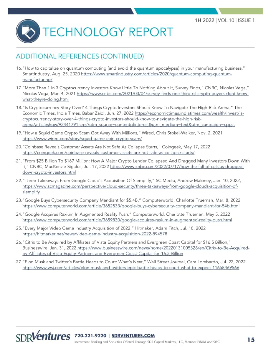 SDR Ventures：2022年上半年科技行业并购趋势报告（英文版）（15页）.pdf_第15页