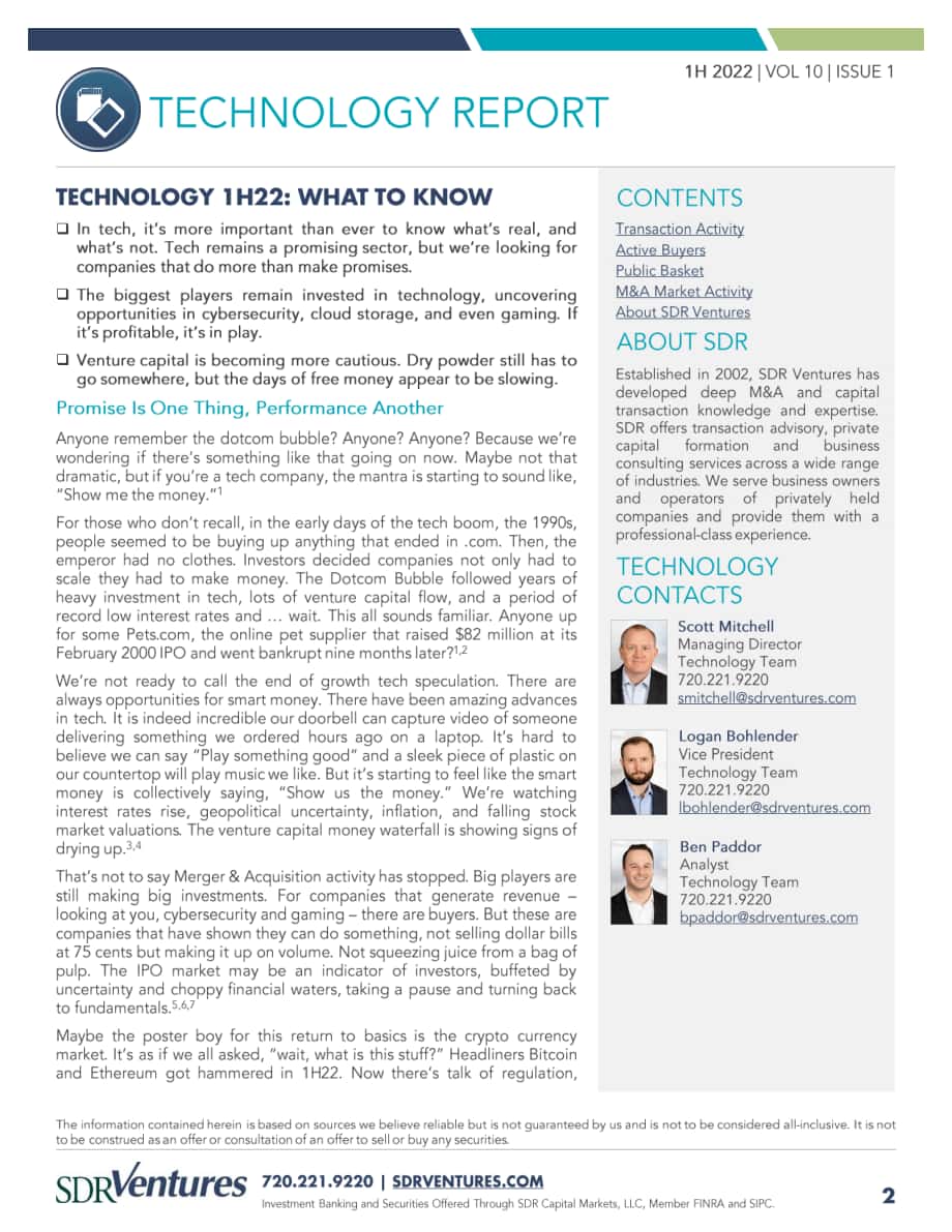 SDR Ventures：2022年上半年科技行业并购趋势报告（英文版）（15页）.pdf_第2页
