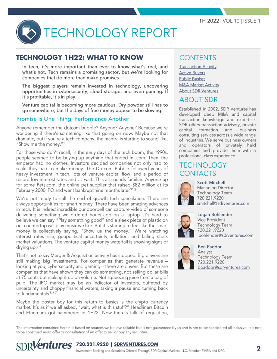 SDR Ventures：2022年上半年科技行业并购趋势报告（英文版）（15页）.pdf_第2页