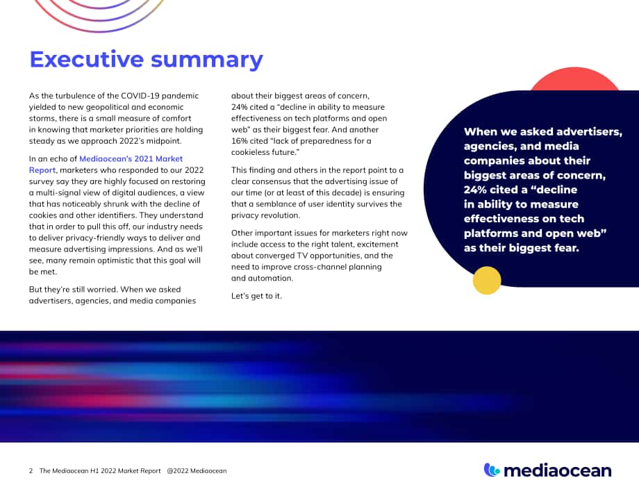 Mediaocean：2022年上半年营销市场报告（英文版）（9页）.pdf_第2页