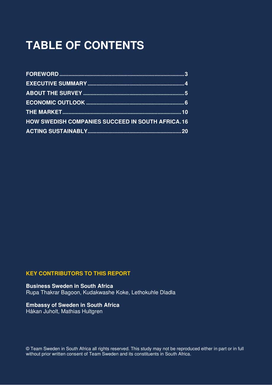 Team Sweden：2022年南非商业环境调查报告（英文版）（25页）.pdf_第2页