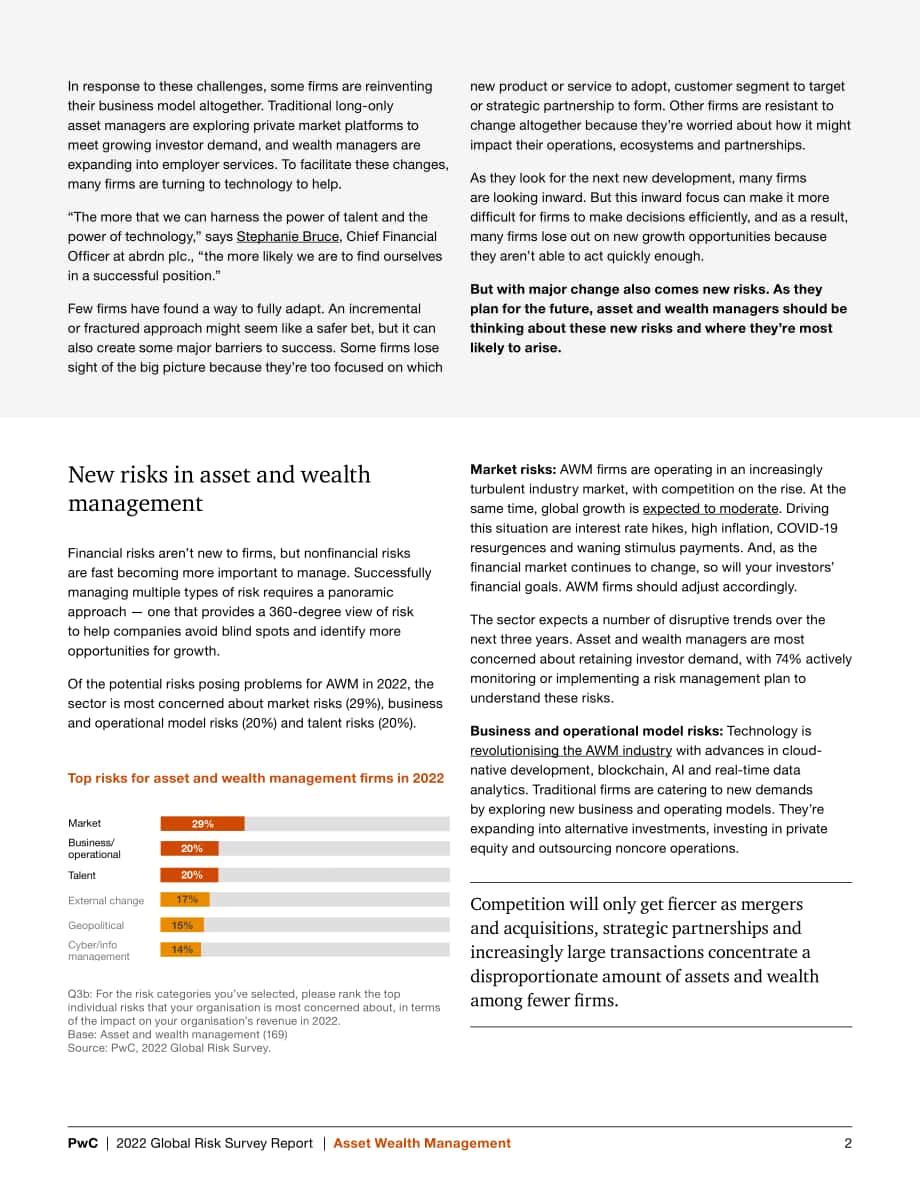 普华永道（PwC）：2022年全球风险调查行业快照（英文版）（32页）.pdf_第7页