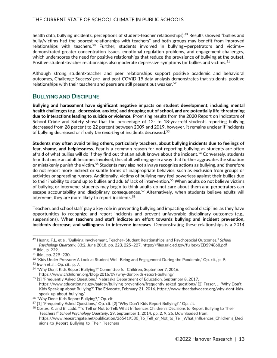 Hanover Research：2022年美国K-12公立学校氛围现状分析报告（英文版）（87页）.pdf_第13页