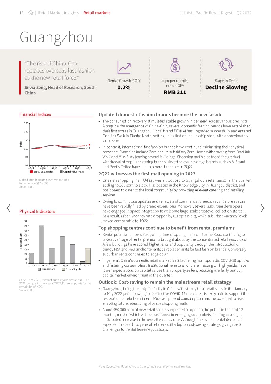 仲量联行（JLL）：2022年第二季度亚太地区零售物业市场洞察报告（英文版）（32页）.pdf_第11页