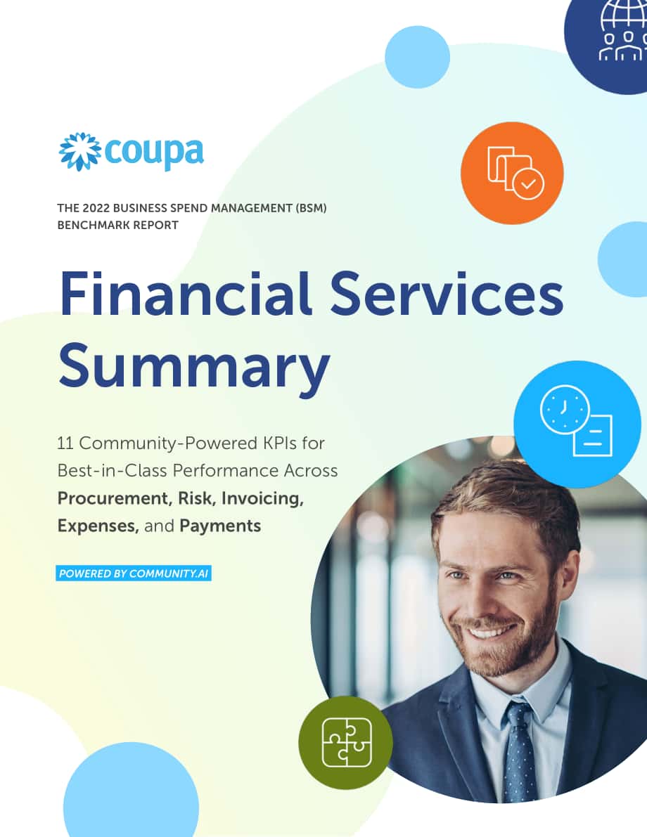 Coupa：2022年金融服务业务支出管理基准报告（英文版）（23页）.pdf_第1页
