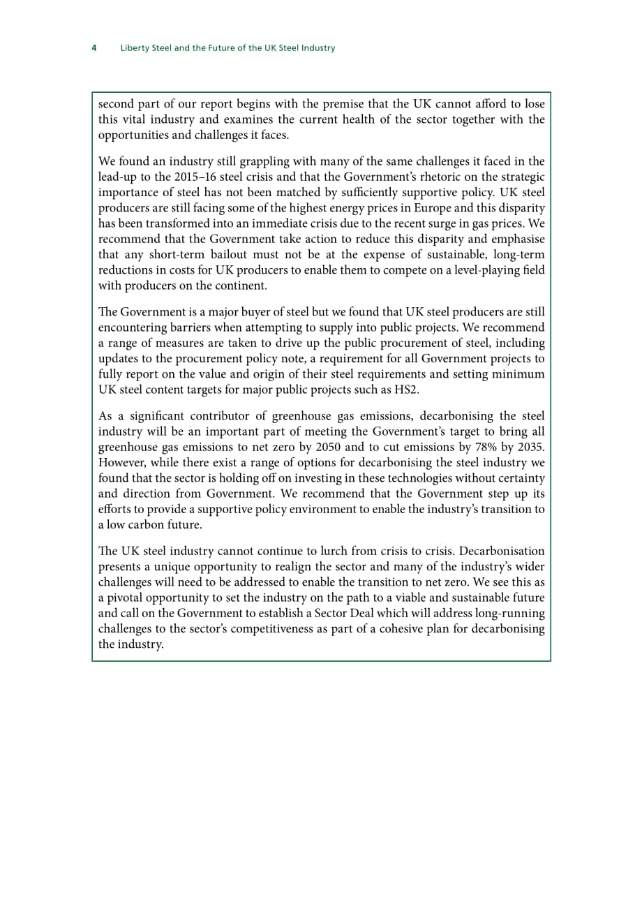 英国商业、能源和产业战略部（BEIS）：Liberty Steel和英国钢铁工业的未来（英文版）（78页）.pdf_第5页