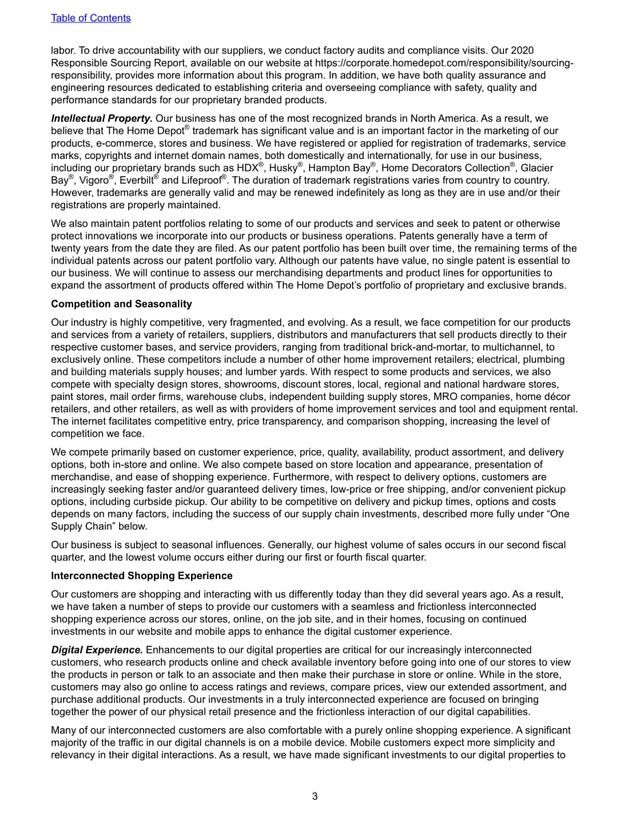 家得宝The Home Depot（HD）2020年年度报告（英文版）（92页）.pdf_第13页