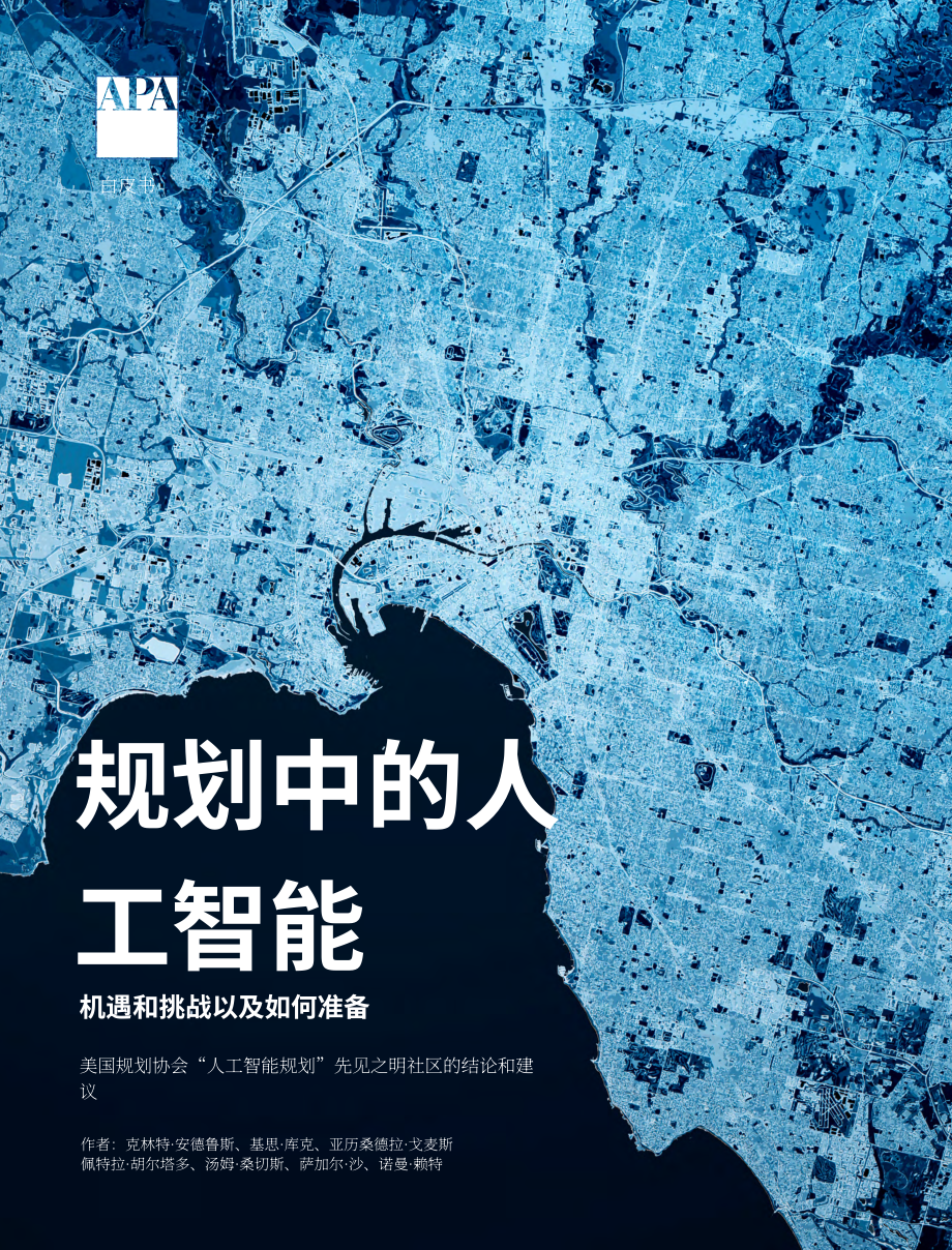 美国规划协会（APA）：规划中的AI白皮书-机遇、挑战与响应（英文版）（40页）.pdf_第1页