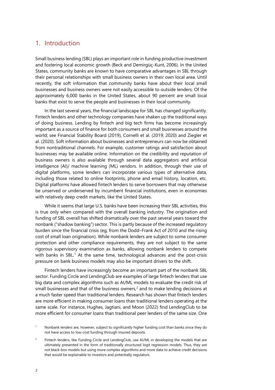 国际清算银行：金融科技贷对美国小企业信贷准入的影响（英文版）（43页）.pdf_第4页