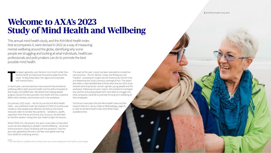 安盛AXA：2023年心理健康和幸福研究报告（英文版）（33页）.pdf_第2页