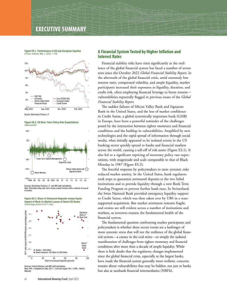 国际货币基金组织（IMF）：2023全球金融稳定报告（4月刊）（英文版）（页）.pdf_第14页