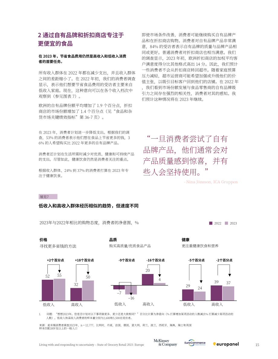 麦肯锡&ampEuroCommerce ：2023年欧洲食杂零售市场现状报告（英文版）（40页）.pdf_第15页